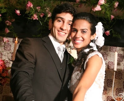 O casal Lepri, em foto do acervo pessoal dos pombinhos.