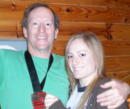 Hillary Williams belt promotion on Spike