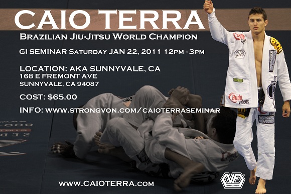 Learn tricks of the trade at Caio Terra seminar tomorrow