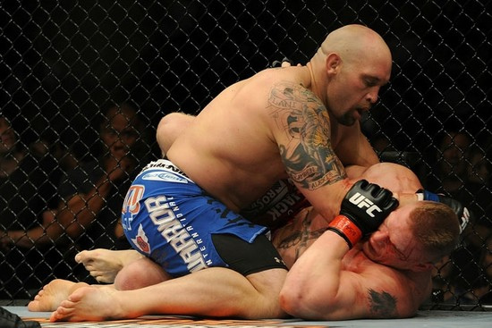 UFC 116 battle photos