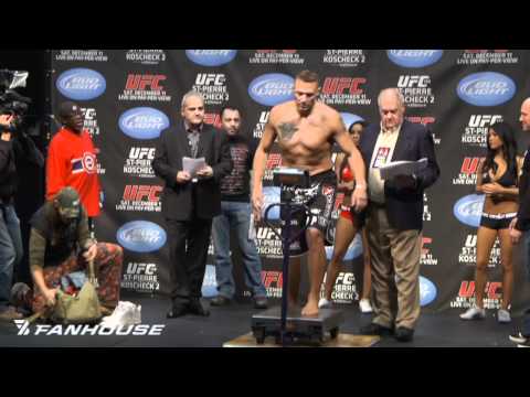 Provocations and staredowns at UFC 124 weigh-ins
