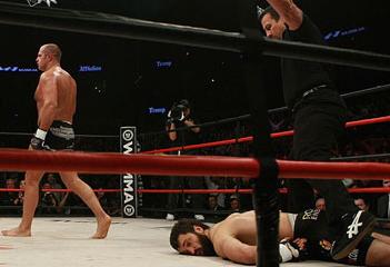 Mission complete: Fedor knocks out Arlovski in one of the most talked about fights of the year. Photo: Sherdog