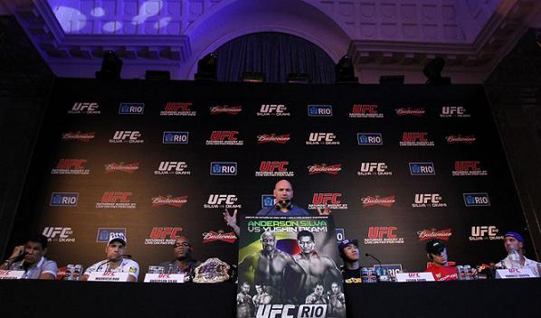 Inside the UFC Rio press conference