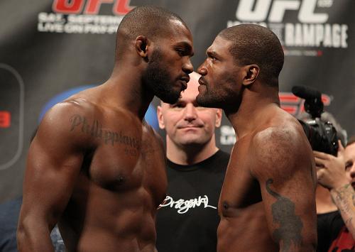 Jones and Rampage taunt each other; UFC 135 weigh-ins pics