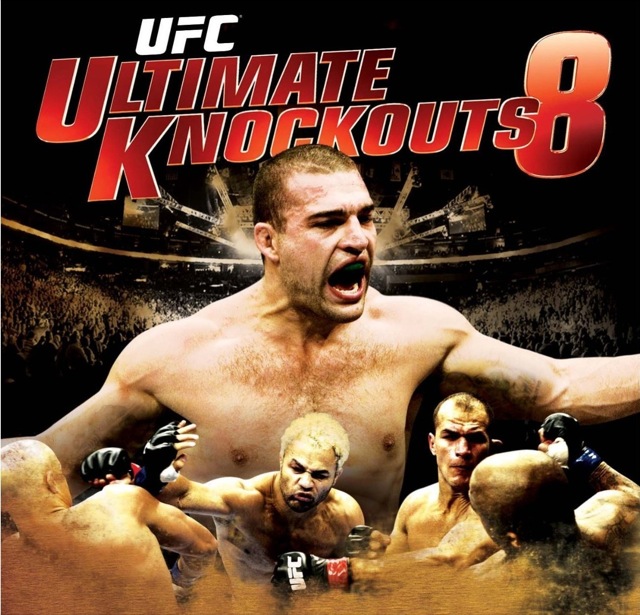 Capa do DVD Ultimate Knockauts 8, com os melhores nocautes do UFC.