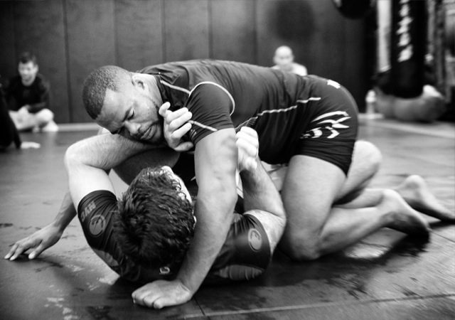 Rashad Evans treina Jiu Jitsu com Rolles Gracie para UFC. Fotos: Ray Santana.