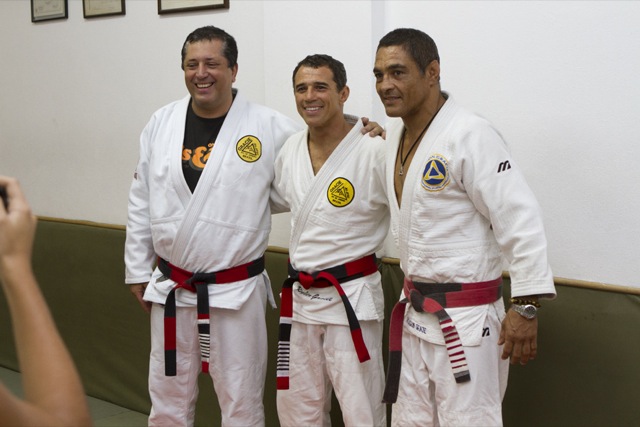 Rolker, Royler and Rickson at Gracie Humaitá dojo