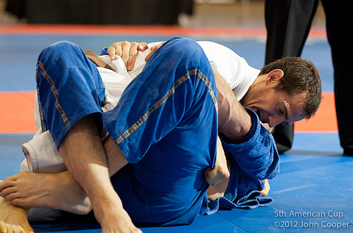 Matthew Todd (Gracie Fighter), the absolute brown belt winner at American Cup 2012. Photo by John Cooper
