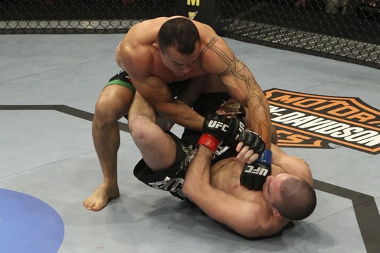 Gleison Tibau pleased with new UFC 148 opponent, teaches takedown