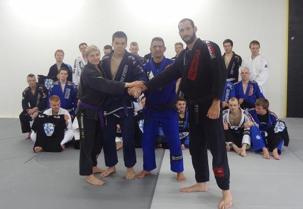 Jiu-Jitsu seminar in Finland with takedowns, sweeps and finishes