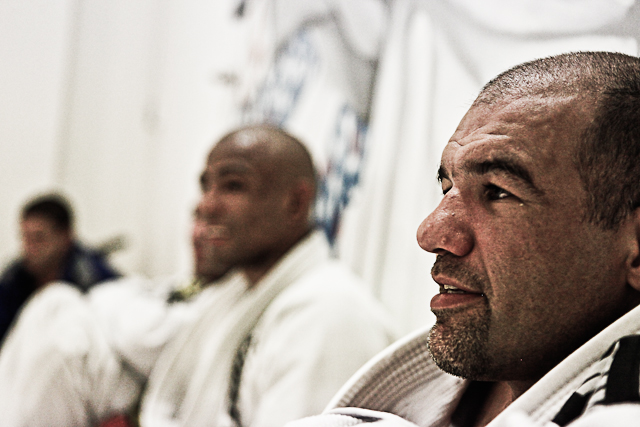 Fabio Gurgel na Alliance São Paulo, com Serginho Moraes. Foto: Ivan Trindade/GRACIEMAG