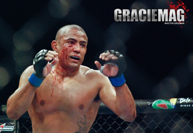 Serginho Moraes e Mutante provaram no UFC 147 que "sangue nos olhos" pode ser bem mais que uma expressão. Foto: Victor Gruzman/GRACIEMAG