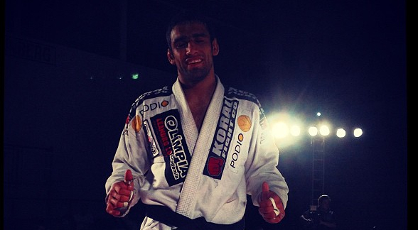Leandro Lo é o campeão dos médios da Copa Pódio de Jiu-Jitsu