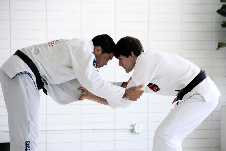 Galvão treinando com Rafa Mendes para o Metamoris.  Foto: Divulgação.