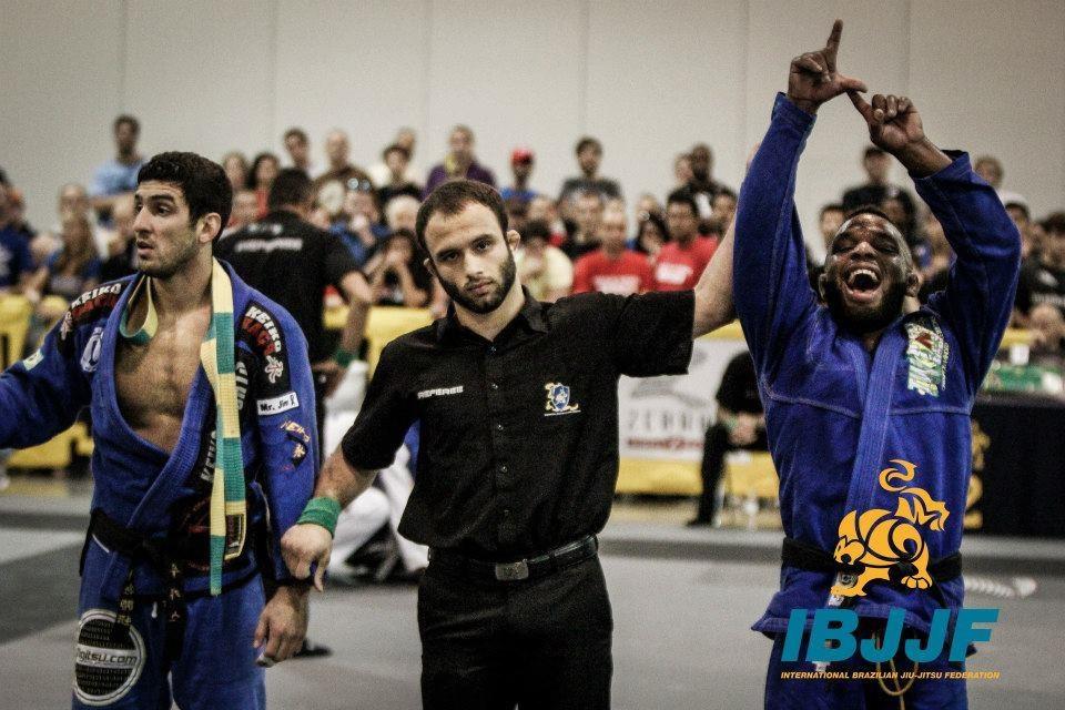 DJ Jackson (right) came out of Atlanta with two black belt golds. Photo by Preston Smith/IBJJF