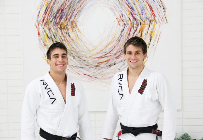 Black belts Guilherme Mendes and Rafael Mendes