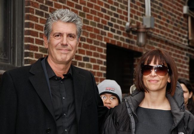 Anthony Bourdain and his wife Ottavia