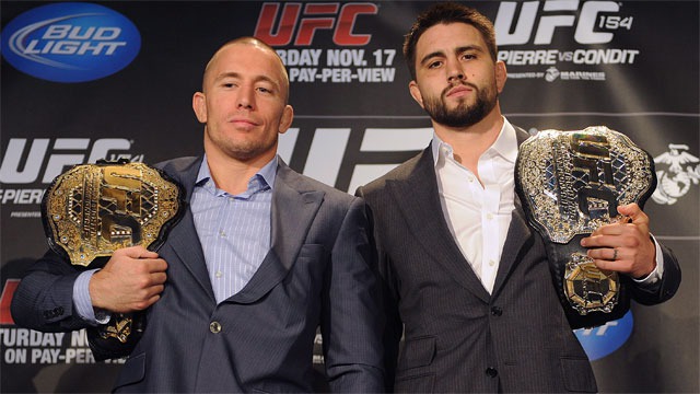 Georges St.-Pierre’s recovery, and Condit’s training with Caio Terra