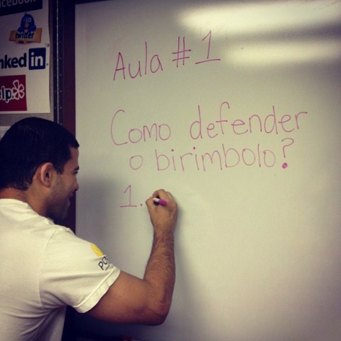 Augusto Tanquinho ajudou a lapidar o chão de Ben Henderson. Foto: Arquivo Pessoal