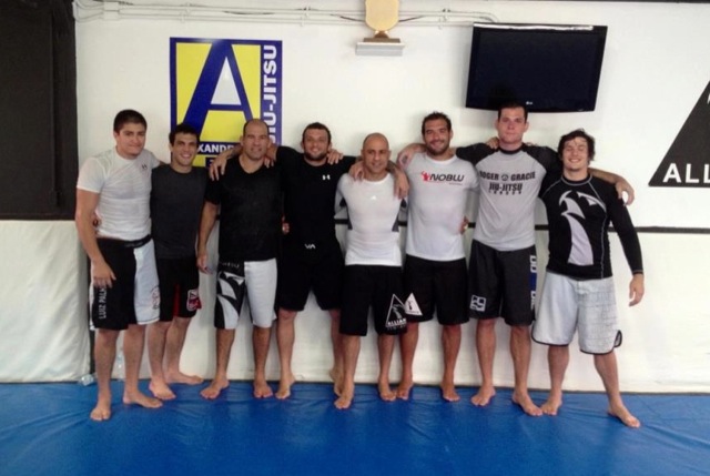 Roger Gracie visitou a Alliance em dezembro Foto Divulgacao