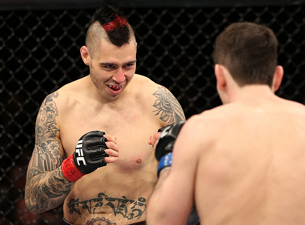 Dan Hardy terá seu desejo atendido. Foto:Josh Hedges/Zuffa LCC via Getty Images