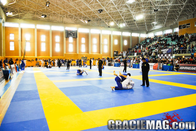 Panorâmica do ginásio do Europeu de Jiu-Jitsu. Foto por Ivan Trindade.