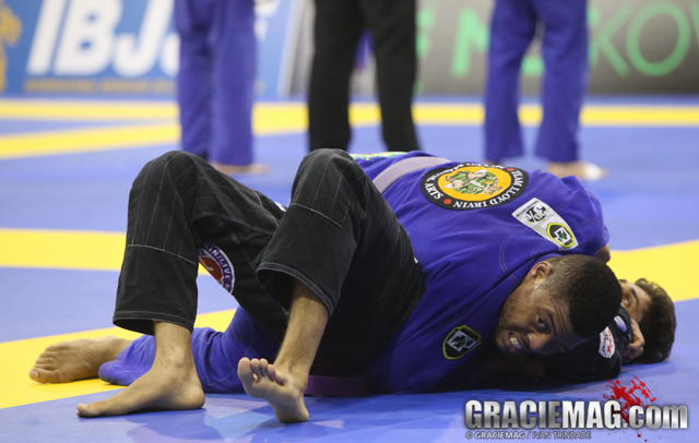 Tim Spriggs was the great champion of the purple belt at the 2013 Euro Open