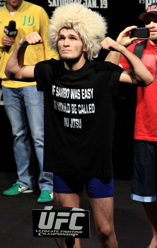 Khabib afronta os amantes do Jiu-Jitsu. Foto: UFC/Divulgação