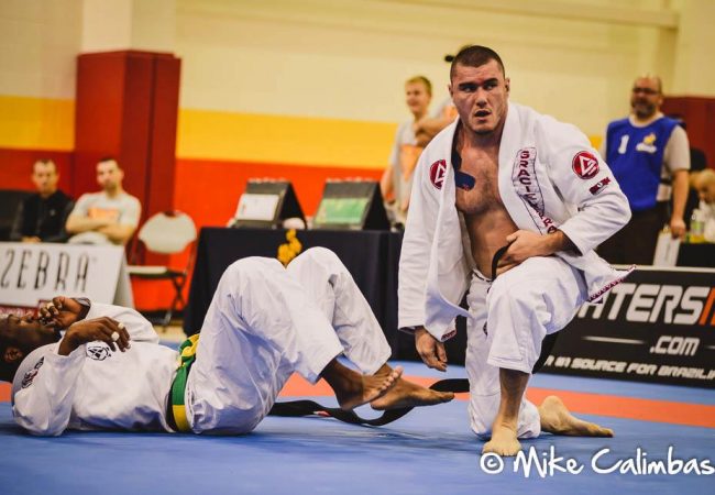 Ulpiano fighting at the Houston Open, in Texas