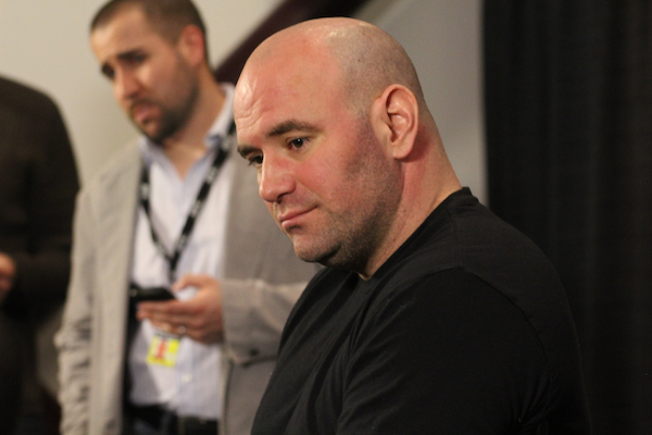 Dana White anunciou esta semana a parceria com a FightMetrics. Foto: Erik Fontanez/GRACIEMAG