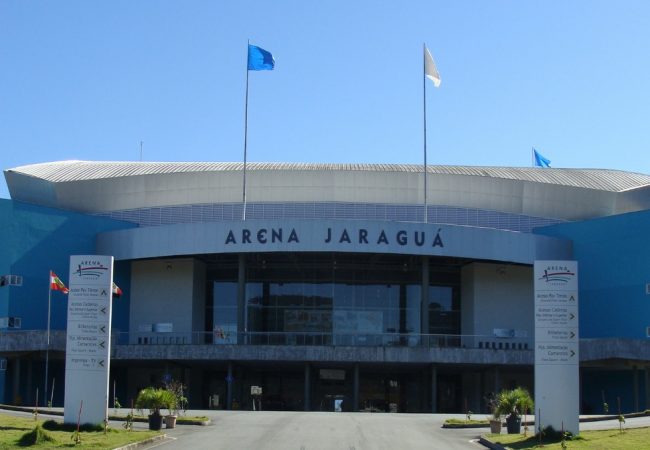 A Arena Jaraguá será o palco do próximo UFC no Brasil. Foto: Divulgação/Prefeitura municipal de Jaraguá do Sul