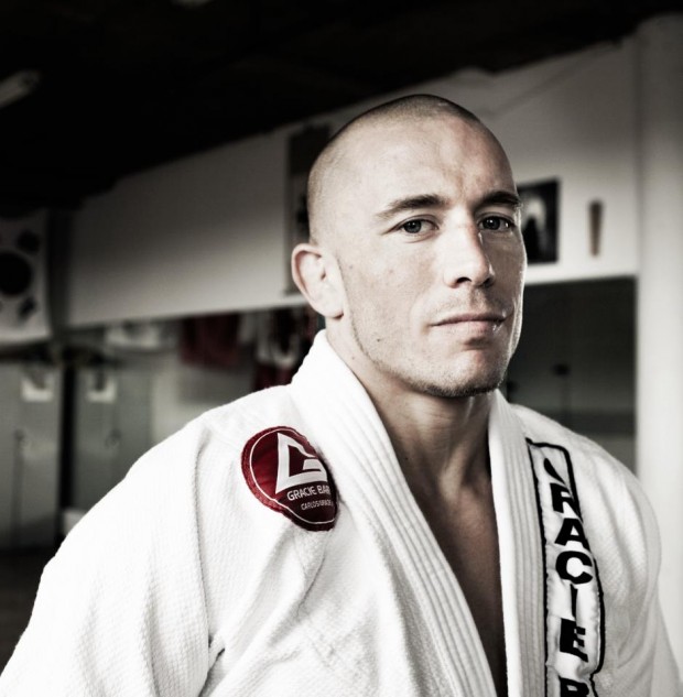 St-Pierre segue estudando e aprimorando seu Jiu-Jitsu. Foto: GracieBarra.com