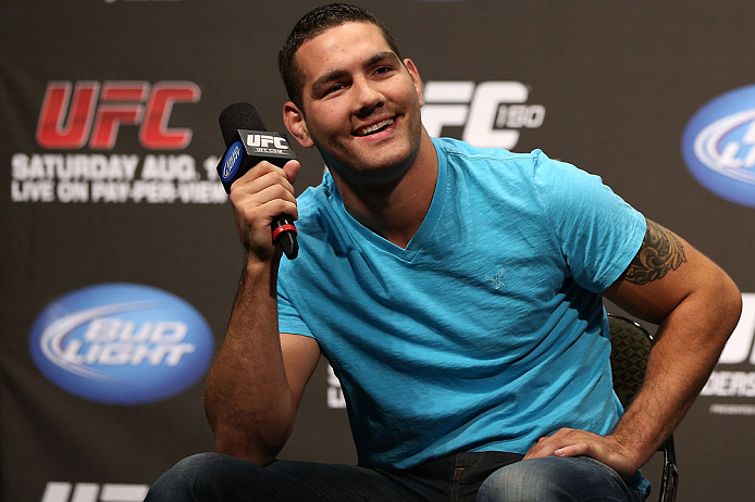 Weidman pediu incessantemente por uma luta contra o Aranha, e conseguiu. Foto: Josh Hedges/Zuffa LCC via Getty Images