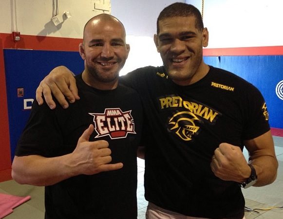 Antonio Bigfoot and Glover Teixeira train together for UFC 160