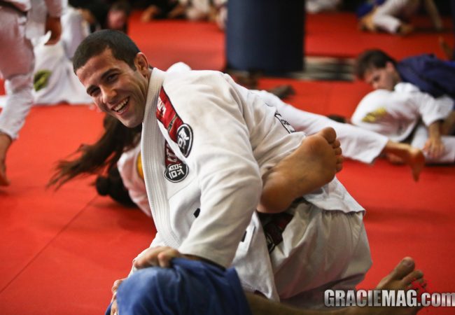 Tanquinho enjoying his time on the mat / Photo: Erin Herle