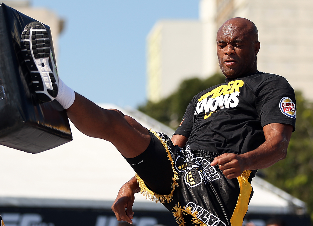 Anderson Silva - UFC 153 Open Workouts