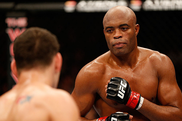 Anderson Silva doesn't want a rematch with Chris Weidman. Photo via Getty Images.