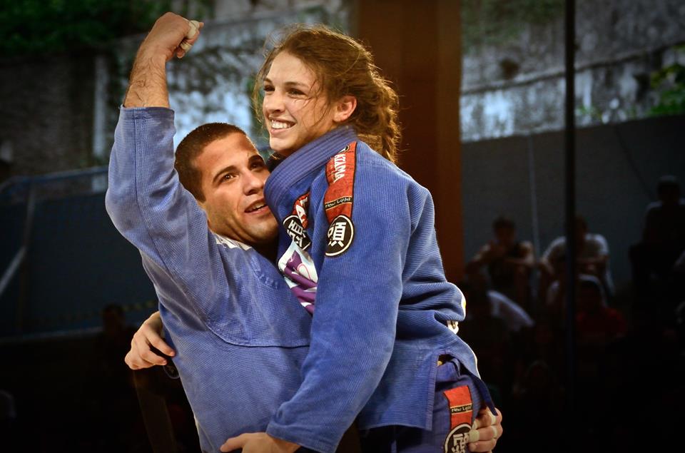 Augusto Tanquinho e Mackenzie Dern na Copa Podio