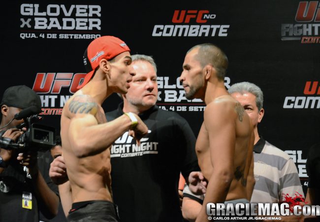 Galeria de fotos: as encaradas na pesagem do UFC BH