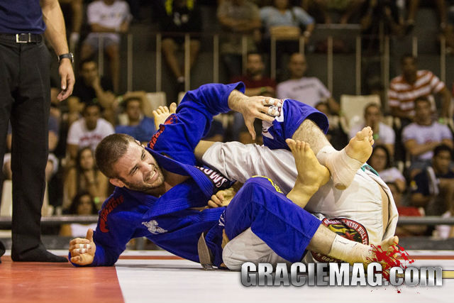 Travis Stevens, casca-grossa no judô, competiu na Copa Pódio de Jiu-Jitsu. Foto: Gustavo Aragão/GRACIEMAg