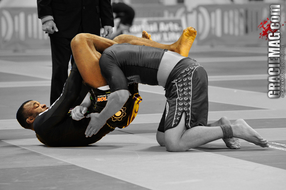 Jackson Souza in action at the 2013 Worlds No-Gi