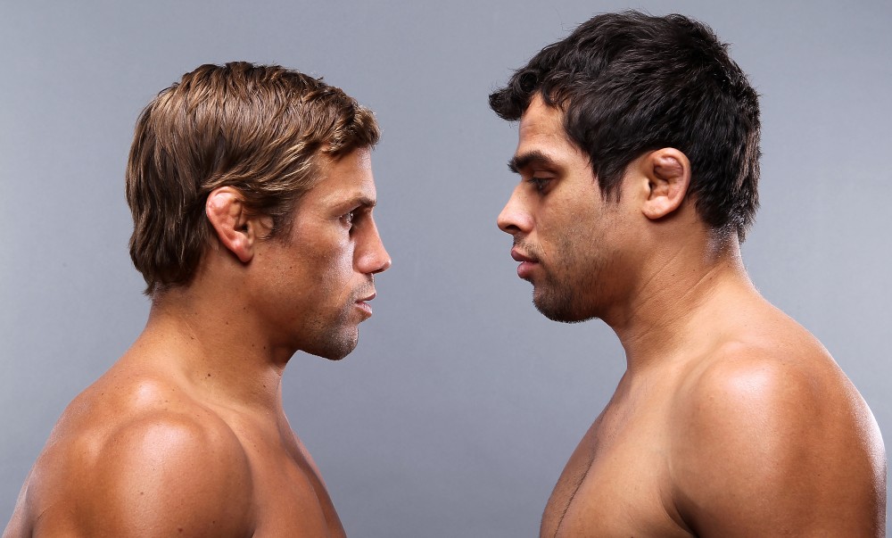 Faber e Barão se reencontram neste sábado, na luta principal do UFC de Nova Jersey. Foto: Josh Hedges/UFC Divulgação