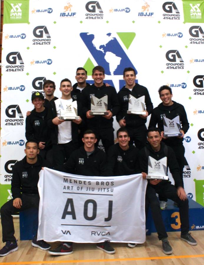 The number one team under the Atos banner at the 2014 IBJJF Pan Kids. Photo: AOJ