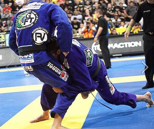 Study the double-leg before going to Jiu-Jitsu training tonight