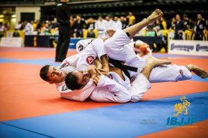 Christian Uflacker in the super-heavy division. Photo: IBJJF