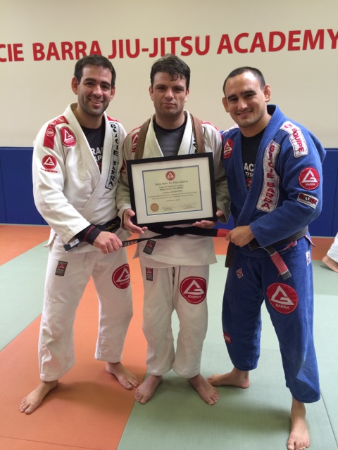 Mauricio Grudsky is the first Chilean black belt under Gracie Barra. Photo: Personal Archive