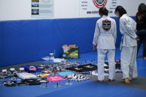 The raffle had prizes from various companies looking to support females in the Jiu-Jitsu community. Photo: Erin Herle