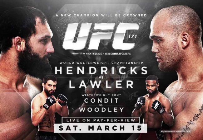 Watch the official weigh-in for UFC 171: Hendricks vs. Lawler (5PM/2PM ET/PT)