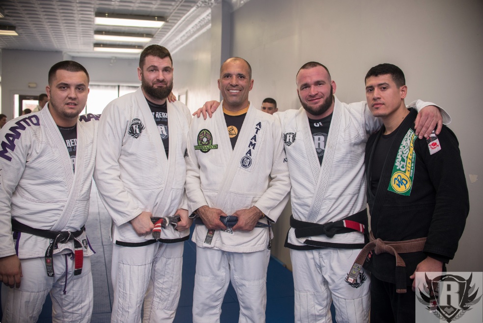 The Redzovic team with Royce Gracie. Photo: Personal Archive