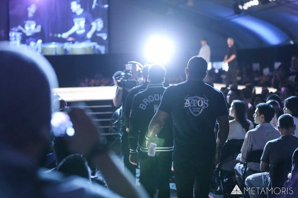 The Mendes brothers walk out for their matches at Metamoris 3. Photo: James Law